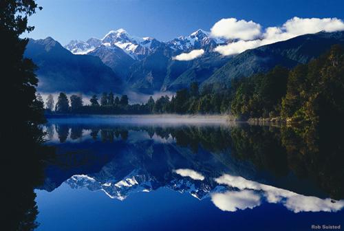 Mount Cook reflection, New Zealand Photo